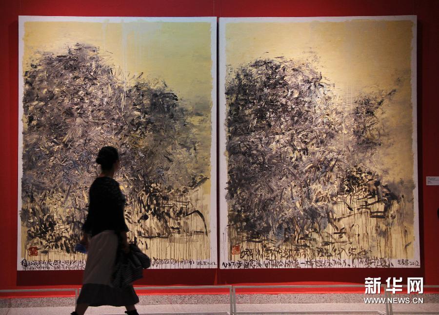 (文化)(4)“无形之形——中国当代艺术展”亮相湖北美术馆 (文化)(4)“无形之形——中国当代艺术展”亮相湖北美术馆
